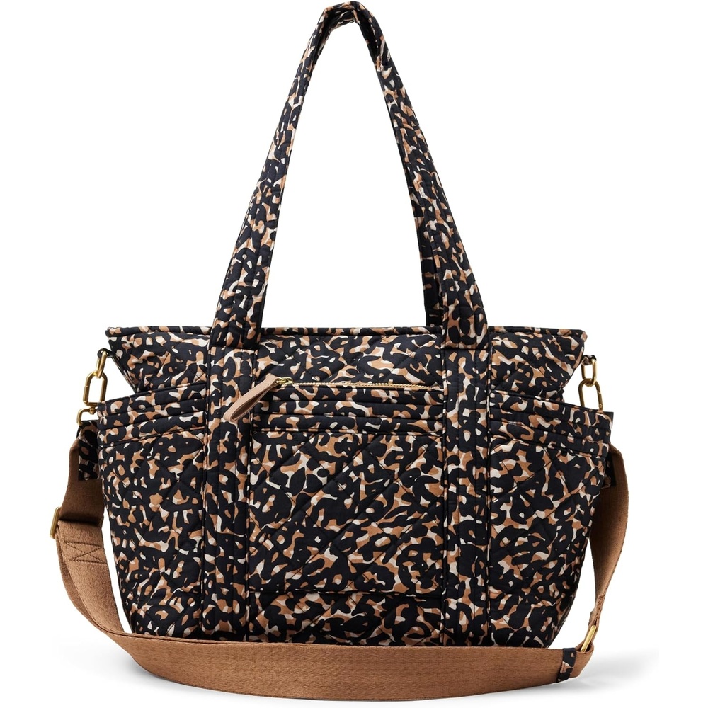 image:imageAmazon Essentials Womens Quilted Cotton Tote HandbagAbstract Animal