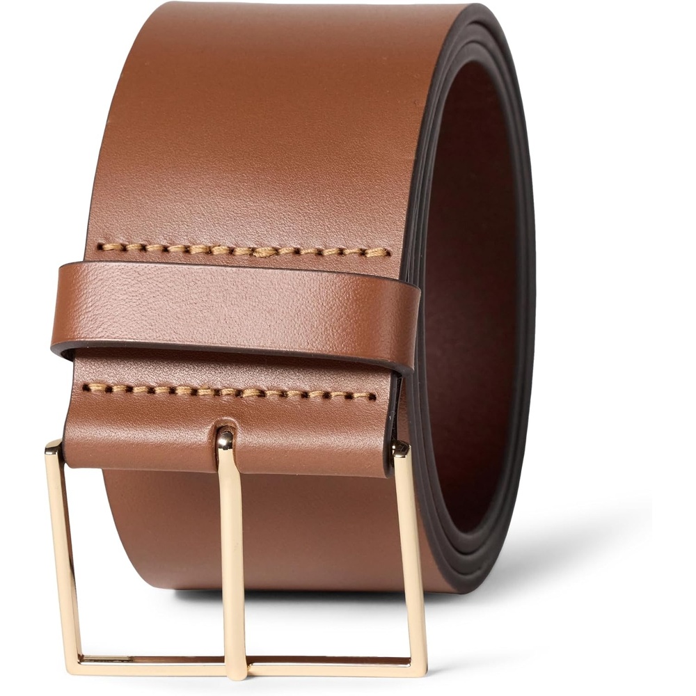 image:imageAmazon Essentials Womens Wide Leather Waist BeltTan