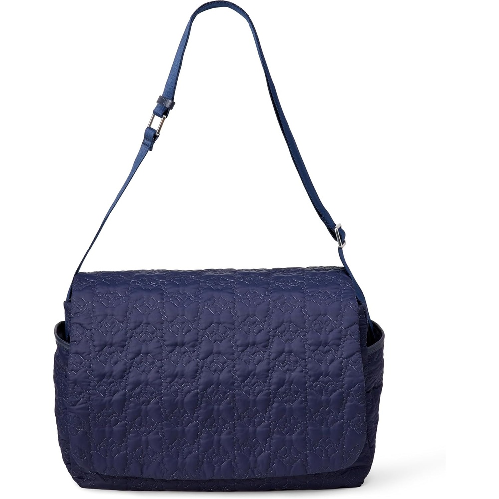 image:imageAmazon Essentials x Sofia Grainge Womens Quilted Diaper Tote Bag with Multiple Pockets Ziptop Closure with FlapNavy