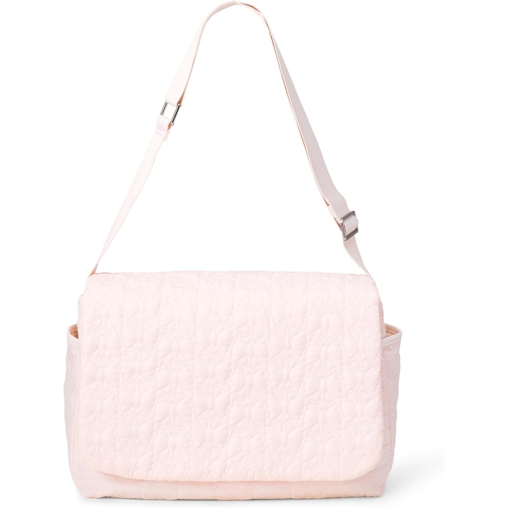 image:imageAmazon Essentials x Sofia Grainge Womens Quilted Diaper Tote Bag with Multiple Pockets Ziptop Closure with FlapPale Pink