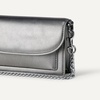 Amazon Essentials AE – Accessories Women’s Convertible Crossbody Clutch Bag with Interchangeable Straps(Gunmetal)