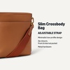 Amazon Essentials AE – Accessories Women’s Faux Leather Slim Crossbody Bag(Tan)