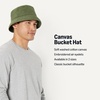 Amazon Essentials Men’s Washed Cotton Canvas Bucket Hat, Olive, Large-X-Large