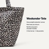 Amazon Essentials Women’s Extra Large Overnight Travel Tote Bag, Olive, One Size(Tan Leopard)
