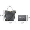 Amazon Essentials Women’s Large Size Bucket Bag(Black)
