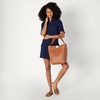 Amazon Essentials Women’s Large Size Bucket Bag(Tan)