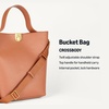 Amazon Essentials Women’s Large Size Bucket Bag(Tan)