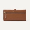 Amazon Essentials Women’s Leather Clutch Wallet with Multiple Card Pockets and Zip Compartments, Tan, One Size
