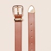 Amazon Essentials Women’s Leather Western Belt(Tan)