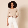 Amazon Essentials Women’s Leather Western Belt(Tan)
