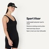 Amazon Essentials Women’s Lightweight Golf Sport Sun Visor(Black)