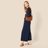 Amazon Essentials Women’s Lightweight Nylon Adjustable Crossbody Flap Bag with Secure Zipper(Brown)