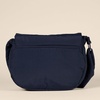 Amazon Essentials Women’s Lightweight Nylon Adjustable Crossbody Flap Bag with Secure Zipper(Dark Blue)