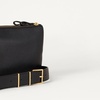 Amazon Essentials Women’s Minimal Crossbody Bag with Adjustable Removable Strap(Black)