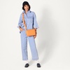 Amazon Essentials Women’s Minimal Crossbody Bag with Adjustable Removable Strap(Dark Orange)