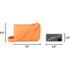Amazon Essentials Women’s Minimal Crossbody Bag with Adjustable Removable Strap(Dark Orange)