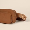 Amazon Essentials Women’s Nylon Bum Bag Belt Bag(Brown)