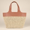 Amazon Essentials Women’s Oversized Tote Bag, Tan(Brown Raffia)