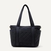 Amazon Essentials Women’s Quilted Cotton Tote Handbag(Black)