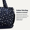 Amazon Essentials Women’s Quilted Cotton Tote Handbag(Navy Floral)