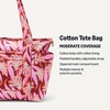 Amazon Essentials Women’s Quilted Cotton Tote Handbag(Pink Floral)