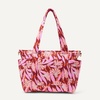 Amazon Essentials Women’s Quilted Cotton Tote Handbag(Pink Floral)