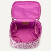 Amazon Essentials Women’s Quilted Makeup Bag with Brush Storage, Blue Floral, One Size(Pink Floral)