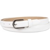 Amazon Essentials Women’s Skinny Feather Edge Belt for Jeans and Dresses(Ecru)