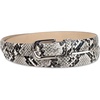 Amazon Essentials Women’s Skinny Feather Edge Belt for Jeans and Dresses(Faux Snake Skin)