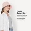 Amazon Essentials Women’s Washed Cotton Bucket Hat(Pink)