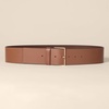 Amazon Essentials Women’s Wide Leather Waist Belt(Tan)