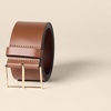 Amazon Essentials Women’s Wide Leather Waist Belt(Tan)
