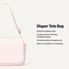 Amazon Essentials x Sofia Grainge Women’s Quilted Diaper Tote Bag with Multiple Pockets, Zip-top Closure with Flap(Pale Pink)