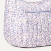 Amazon Essentials x Sofia Grainge Women’s Quilted Puffer Tote Bag with Zip(Blue Ivory Delicate Floral)
