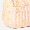 Amazon Essentials x Sofia Grainge Women’s Quilted Puffer Tote Bag with Zip(Shell Pink Ornate Paisley)