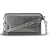 Amazon Essentials AE – Accessories Women’s Convertible Crossbody Clutch Bag with Interchangeable Straps(Gunmetal)