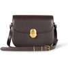 Amazon Essentials Women’s Crossbody Flap Bag with Adjustable Strap and Internal Pocket(Chestnut Brown)