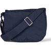 Amazon Essentials Women’s Lightweight Nylon Adjustable Crossbody Flap Bag with Secure Zipper(Dark Blue)