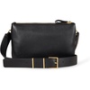 Amazon Essentials Women’s Minimal Crossbody Bag with Adjustable Removable Strap(Black)