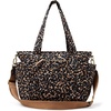 Amazon Essentials Women’s Quilted Cotton Tote Handbag(Abstract Animal)