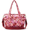 Amazon Essentials Women’s Quilted Cotton Tote Handbag(Pink Floral)