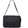 Amazon Essentials x Sofia Grainge Women’s Quilted Diaper Tote Bag with Multiple Pockets, Zip-top Closure with Flap(Black)