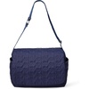 Amazon Essentials x Sofia Grainge Women’s Quilted Diaper Tote Bag with Multiple Pockets, Zip-top Closure with Flap(Navy)