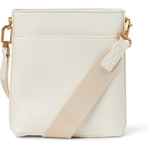 Amazon Essentials AE – Accessories Women’s Faux Leather Slim Crossbody Bag(Ecru)