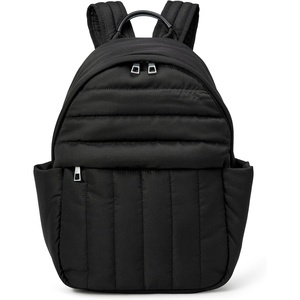 Amazon Essentials AE – Accessories Women’s Small Quilted Backpack, Navy, Lightweight Travel Bag(Black)