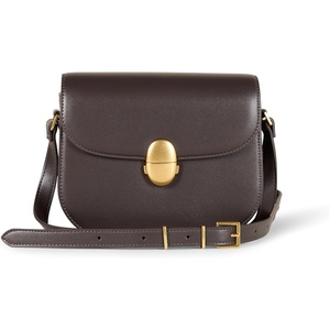 Amazon Essentials Women’s Crossbody Flap Bag with Adjustable Strap and Internal Pocket(Chestnut Brown)