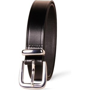 Amazon Essentials Women’s Leather Western Belt(Black)