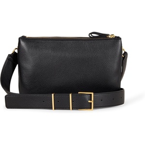 Amazon Essentials Women’s Minimal Crossbody Bag with Adjustable Removable Strap(Black)