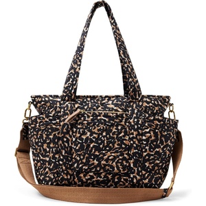 Amazon Essentials Women’s Quilted Cotton Tote Handbag(Abstract Animal)