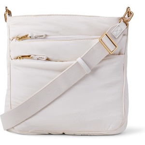 Amazon Essentials Women’s Slim Nylon Crossbody Bag(Cream)